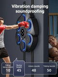 Smart Bluetooth Wall-Mounted Boxing Trainer with Music Integration for Home and Gym Use