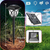 Solar LED Waterproof Pathway Lights (1–10 Pack)