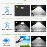 Solar Outdoor Lights, 3-Mode 200-COB Motion Sensor Security Lamps for Garden, Patio & Yard