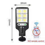 Solar Outdoor Lights, 3-Mode 200-COB Motion Sensor Security Lamps for Garden, Patio & Yard