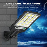 Solar Outdoor Lights, 3-Mode 200-COB Motion Sensor Security Lamps for Garden, Patio & Yard