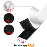 1–25M Self-Adhesive Hook & Loop Tape Fastener