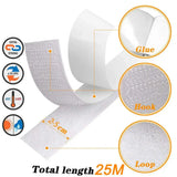 1–25M Self-Adhesive Hook & Loop Tape Fastener