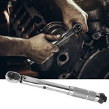 1/4″ Adjustable Torque Wrench 5–25 N·m with 3/8″ Adapter