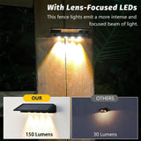 Waterproof Solar Wall Lights for Outdoor Home & Garden (1–4PCS)