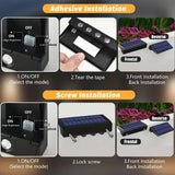 Waterproof Solar Wall Lights for Outdoor Home & Garden (1–4PCS)