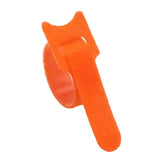10–1000PCS Nylon T-Type Hook & Loop Cable Ties 12x200mm Reusable Adjustable Wire Organizers