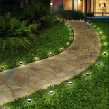 10-in-1 RGB Solar Garden Waterproof Ground Lights