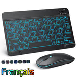 Backlit Bluetooth Keyboard & Mouse Set for iOS, Android & Windows Devices