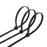 100PCS Self-Locking Nylon Cable Ties Black