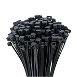 100PCS Self-Locking Nylon Cable Ties Black