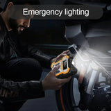 12V 10000mAh Multi-Function Car Jump Starter with Air Compressor & Wireless Power Bank