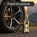 12V 10000mAh Multi-Function Car Jump Starter with Air Compressor & Wireless Power Bank