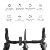 1000-Lumen Rechargeable Front & Rear Cycling Light Set