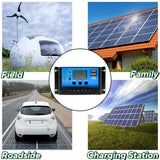 100W 12V Solar Panel Kit with Controller for RV's, caravans & Home (8 different types available)