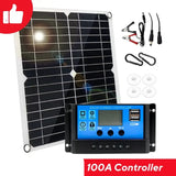 100W 12V Solar Panel Kit with Controller for RV's, caravans & Home (8 different types available)