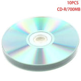 700MB/80-Minute CD-R Blank Recordable Discs, 52X (10PCS)