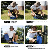 11L Portable Inflatable Camping Shower Bag