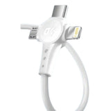 120W 3-in-1 USB-C Super-Fast Retractable Charging Cable