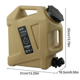 12L Portable Camping Water Bag with Faucet (3 colours available)