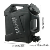 12L Portable Camping Water Bag with Faucet (3 colours available)