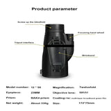 12x50 Powerful Monocular – Long Reach Portable Telescope