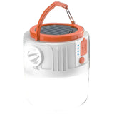 Solar LED Camping Lantern with Rechargeable Battery & Phone Charging