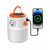 Solar LED Camping Lantern with Rechargeable Battery & Phone Charging