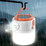 Solar LED Camping Lantern with Rechargeable Battery & Phone Charging
