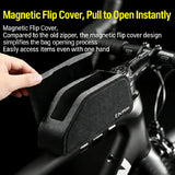 Waterproof Bike Frame Bag with Magnetic Flap