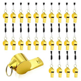 Professional Loud Stainless Steel Whistle with Rope