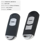 2/3-Button Smart Remote Key Fob 433MHz ID49 for Mazda Axela & Atenza