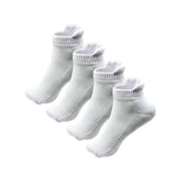 2/4 Pairs Cushioned Cotton Ankle Socks – Men & Women Low-Cut Athletic Sports Socks