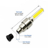 2-8PCS Waterproof LED Bicycle Spoke & Valve Cap Lights