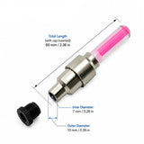 2-8PCS Waterproof LED Bicycle Spoke & Valve Cap Lights