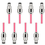 2-8PCS Waterproof LED Bicycle Spoke & Valve Cap Lights