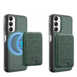 2-in-1 Leather Case for Samsung (Green)