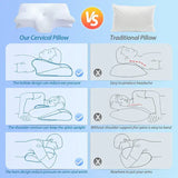 2-in-1 Memory Foam Cervical Neck Pillow (different colours available)