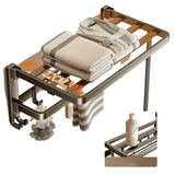 2-Layer Foldable RV Wall-Mount Towel Rack (different sizes available)