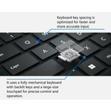 Colourways Bluetooth Magnetic Keyboard for Microsoft Surface Pro 8, 9, 10 & X with Pen Slot