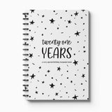 21 Years Birthday Keepsake Book