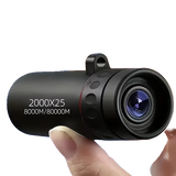 Experience the Outdoors with the 2000X25 HD Monocular Telescope - Compact, Portable, and Ideal for Camping, Hunting, and Birdwatching