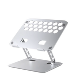 Laptop Stand Zinc Alloy for Gaming Laptop with Dual Support Arms Portable Folding with Honeycomb Design for ASUS HP Acer