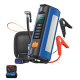 BUVAYE 2000A Professional Car Battery Jump Starter with Built-in 150PSI Air Pump and USB Power Bank for 12V Vehicles