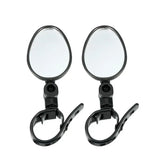 360° Adjustable Bicycle Rearview Mirrors for MTB & Road Bike Handlebars