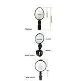 360° Adjustable Bicycle Rearview Mirrors for MTB & Road Bike Handlebars