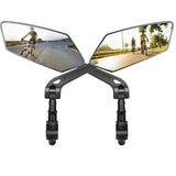 360° Adjustable Bicycle Rearview Mirrors for MTB & Road Bike Handlebars
