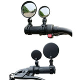 360° Adjustable Bicycle Rearview Mirrors for MTB & Road Bike Handlebars