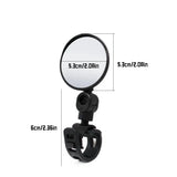360° Adjustable Bicycle Rearview Mirrors for MTB & Road Bike Handlebars
