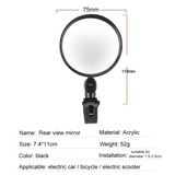 360° Adjustable Bicycle Rearview Mirrors for MTB & Road Bike Handlebars